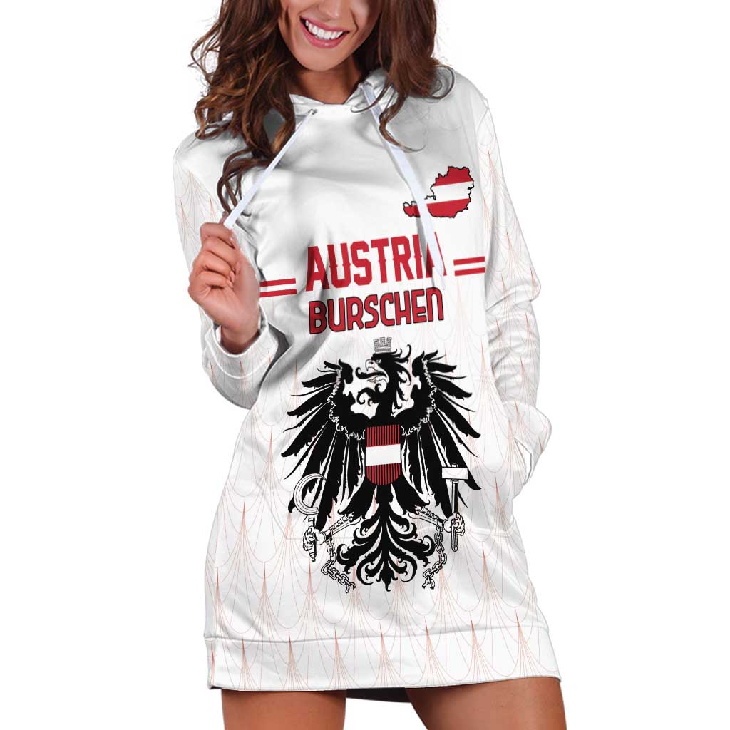 Custom Austria Football Hoodie Dress Das Team Go Champions