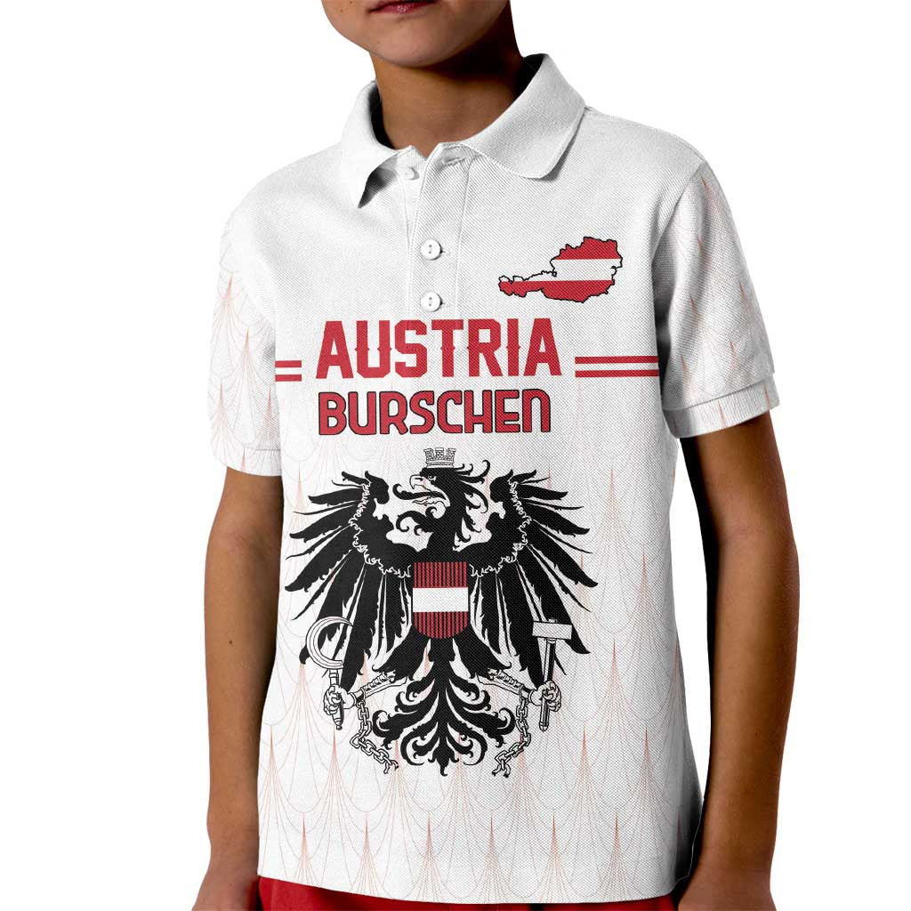 Custom Austria Football Kid Polo Shirt Das Team Go Champions