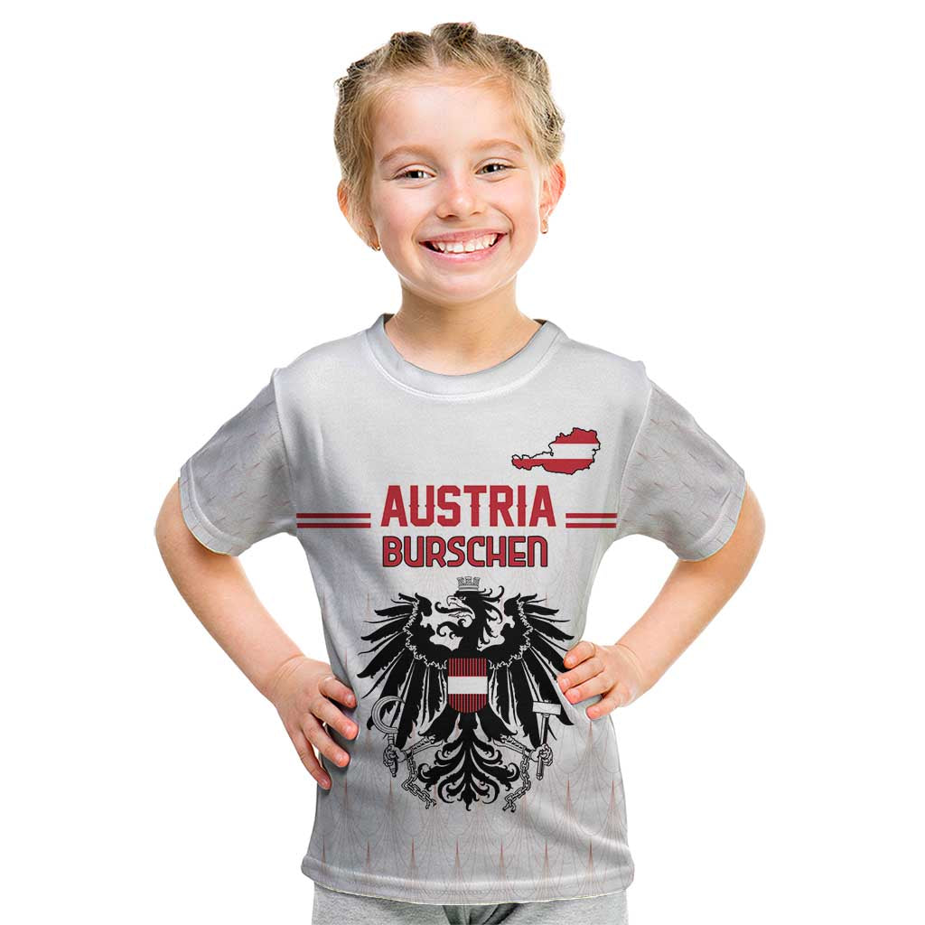 Custom Austria Football Kid T Shirt Das Team Go Champions