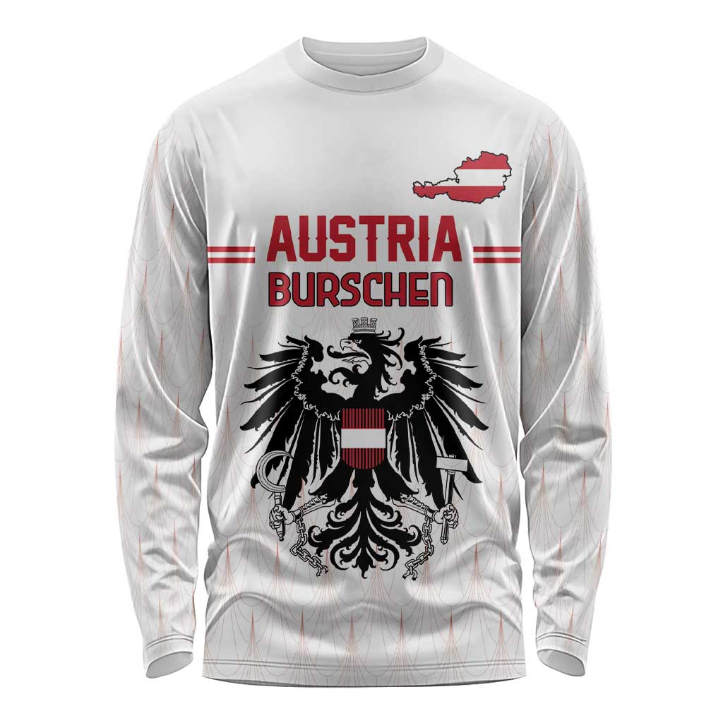 Custom Austria Football Long Sleeve Shirt Das Team Go Champions