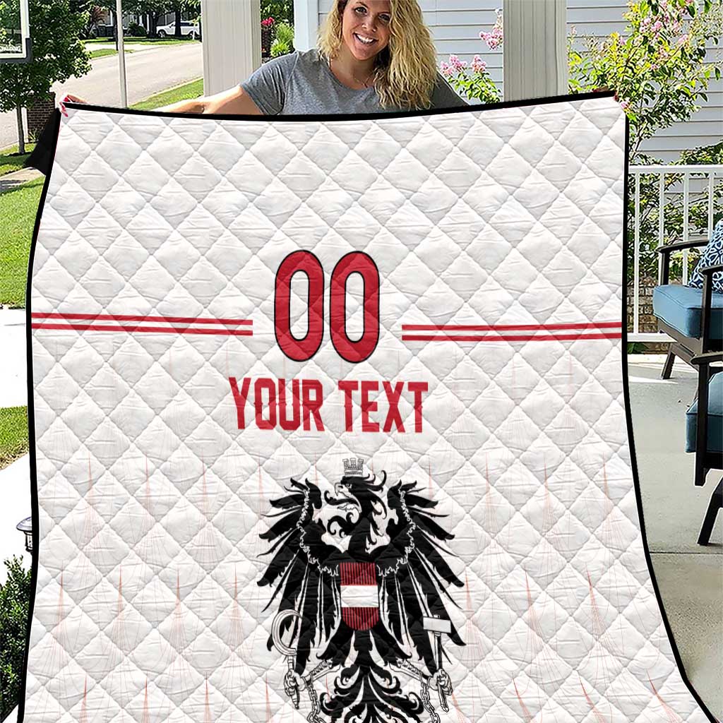 Custom Austria Football Quilt Das Team Go Champions