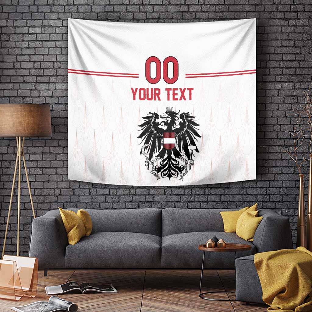 Custom Austria Football Tapestry Das Team Go Champions