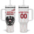 Custom Austria Football Tumbler With Handle Das Team Go Champions