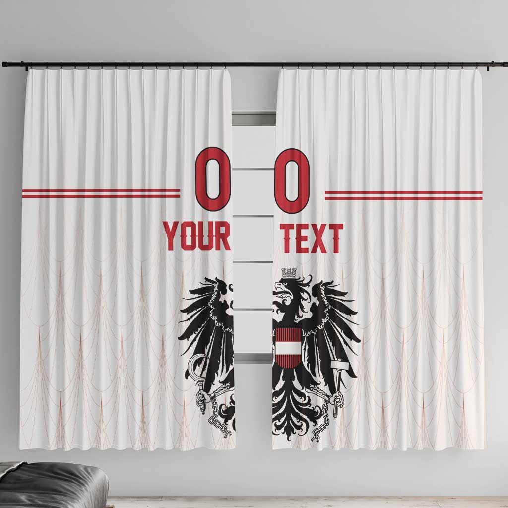 Custom Austria Football Window Curtain Das Team Go Champions