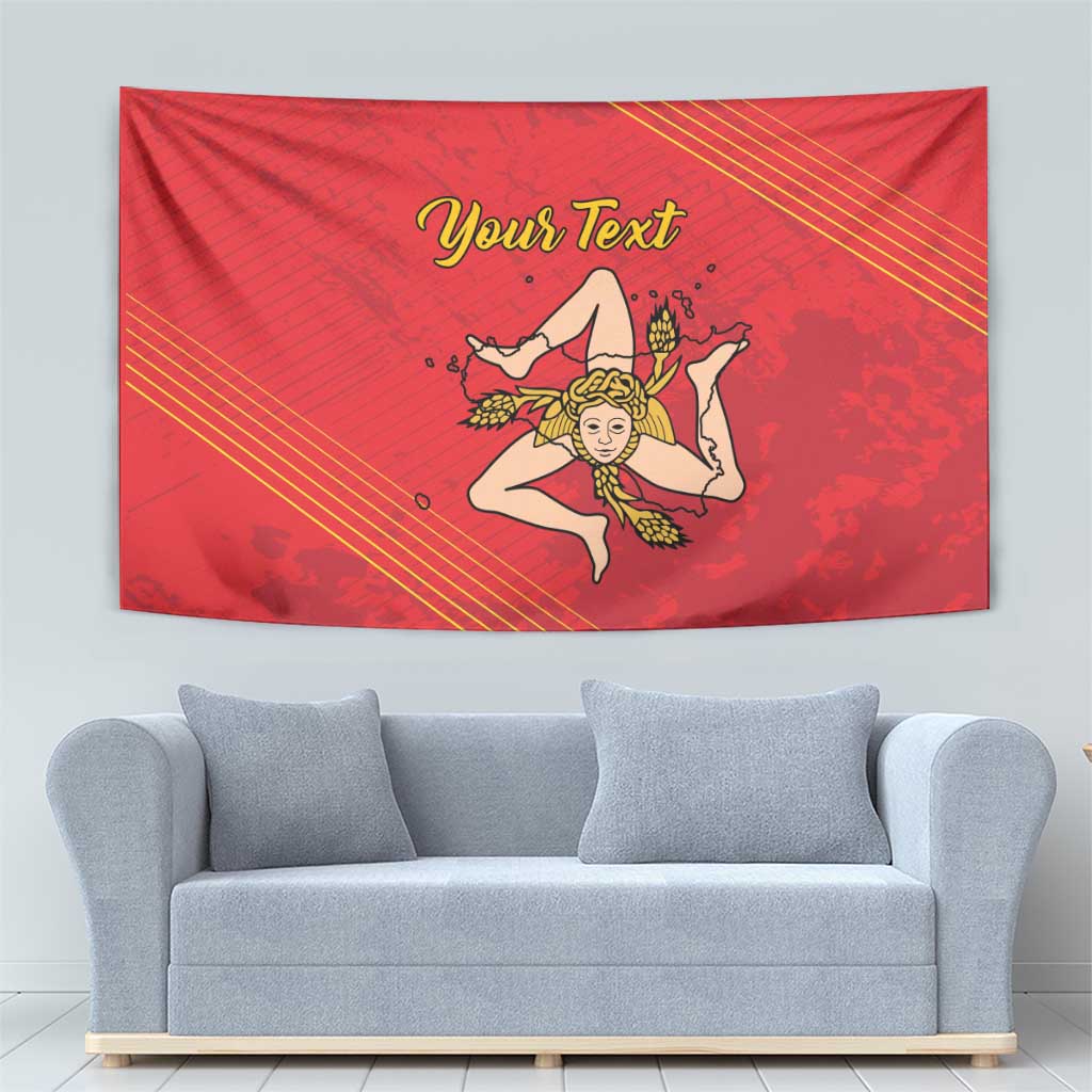 Personalized Bandiera della Sicilia Tapestry Sporty Style