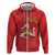 Personalized Bandiera della Sicilia Zip Hoodie Sporty Style