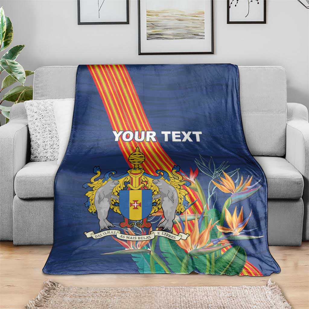 Personalized Madeira Blanket Das Ilhas as Mais Belas e Livres