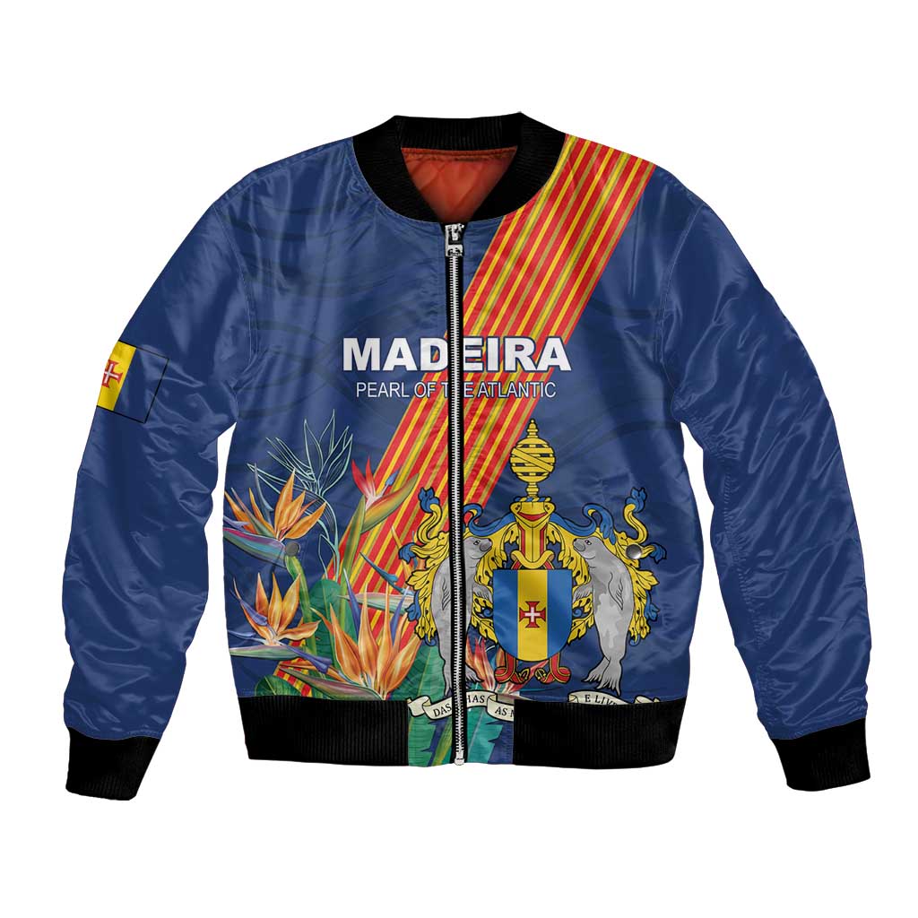 Personalized Madeira Bomber Jacket Das Ilhas as Mais Belas e Livres