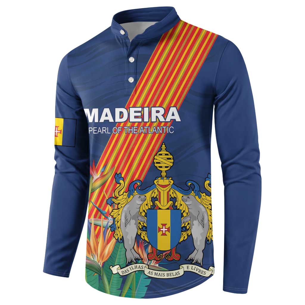 Personalized Madeira Button Sweatshirt Das Ilhas as Mais Belas e Livres