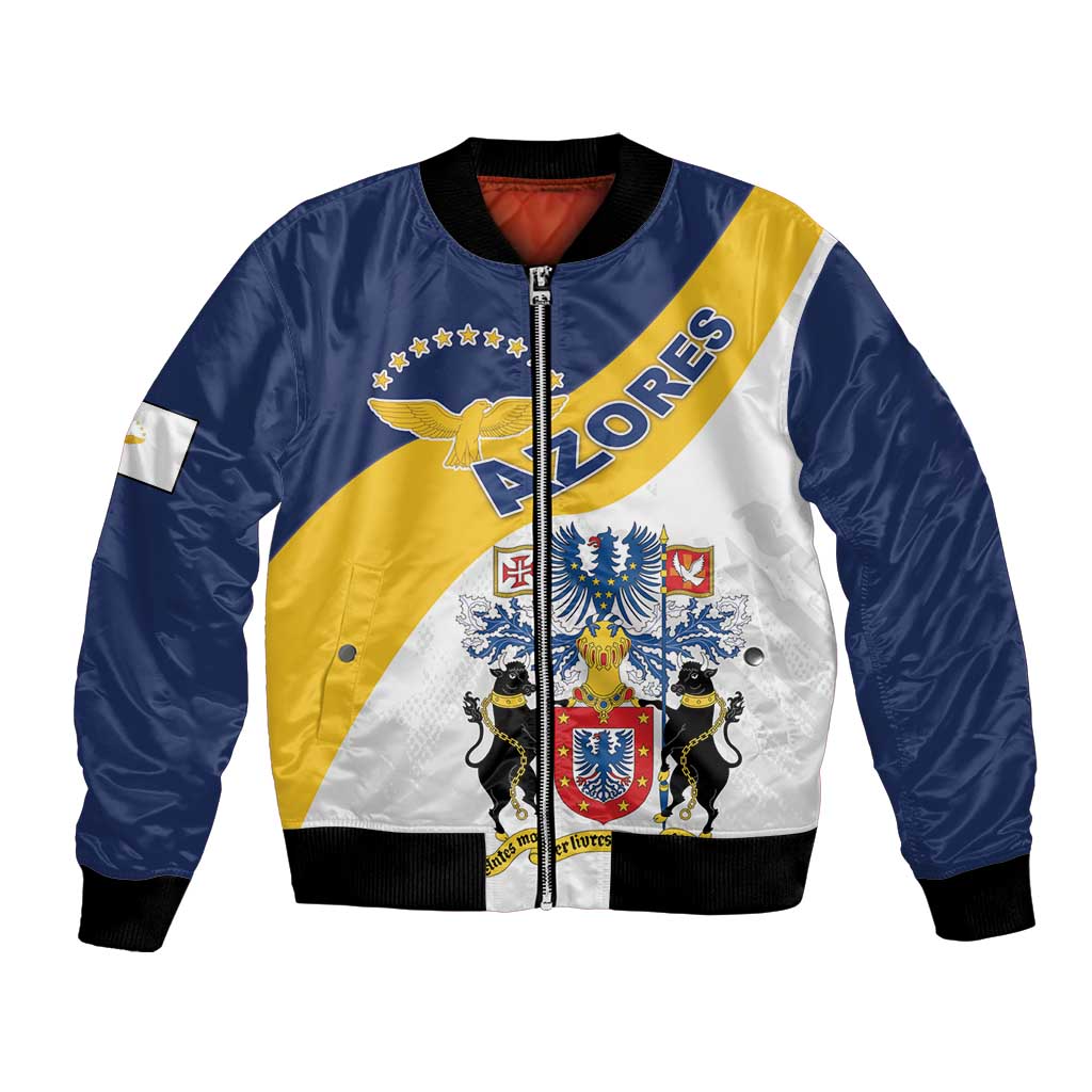 Personalized Azores Bomber Jacket Antes Morrer Livres Que Em Paz Sujeitos