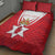 Personalized Northern Ireland Quilt Bed Set Coat Of Arms With Map