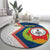 Cape Verde Round Carpet Verde Coat Of Arms And Pattern