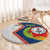 Cape Verde Round Carpet Verde Coat Of Arms And Pattern