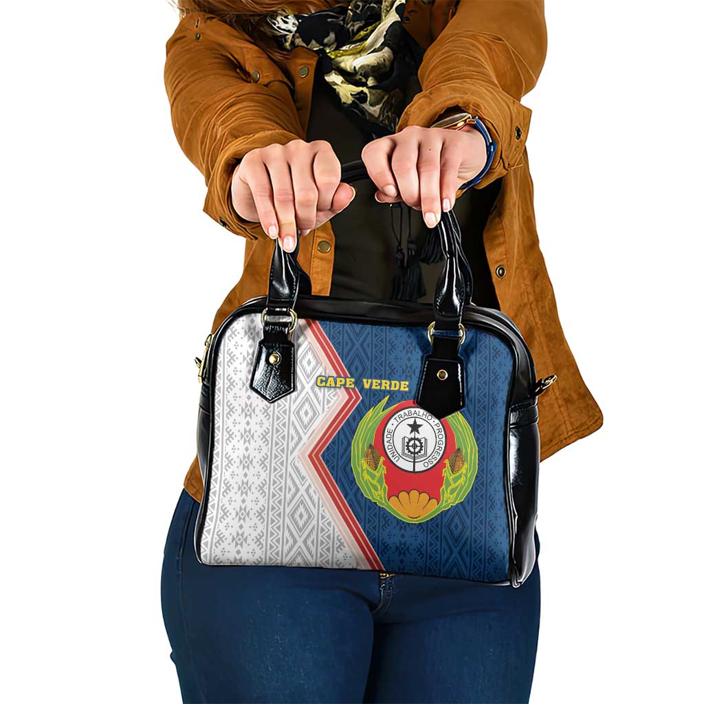 Cape Verde Shoulder Handbag Verde Coat Of Arms And Pattern