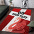 Custom Denmark Football Area Rug Mute Swan - Wonder Print Shop