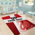 Custom Denmark Football Area Rug Mute Swan - Wonder Print Shop