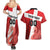 Custom Denmark Football Couples Matching Summer Maxi Dress and Hawaiian Shirt Mute Swan - Wonder Print Shop