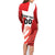 Custom Denmark Football Family Matching Long Sleeve Bodycon Dress and Hawaiian Shirt Mute Swan - Wonder Print Shop