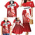 Custom Denmark Football Family Matching Mermaid Dress and Hawaiian Shirt Mute Swan - Wonder Print Shop