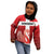 Custom Denmark Football Kid Hoodie Mute Swan - Wonder Print Shop