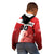 Custom Denmark Football Kid Hoodie Mute Swan - Wonder Print Shop