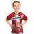 Custom Denmark Football Kid T Shirt Mute Swan - Wonder Print Shop