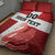 Custom Denmark Football Quilt Bed Set Mute Swan