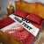 Custom Denmark Football Quilt Bed Set Mute Swan