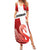 Custom Denmark Football Summer Maxi Dress Mute Swan