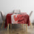 Custom Denmark Football Tablecloth Mute Swan - Wonder Print Shop