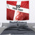 Custom Denmark Football Tapestry Mute Swan