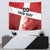 Custom Denmark Football Tapestry Mute Swan