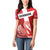 Custom Denmark Football Women Polo Shirt Mute Swan