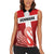 Custom Denmark Football Women Sleeveless Polo Shirt Mute Swan