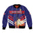 Custom Denmark Football Bomber Jacket Come On Danish Dynamite - Wonder Print Shop