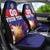 Custom Denmark Football Car Seat Cover Come On Danish Dynamite - Wonder Print Shop