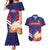 Custom Denmark Football Couples Matching Mermaid Dress and Hawaiian Shirt Come On Danish Dynamite - Wonder Print Shop