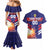 Custom Denmark Football Couples Matching Mermaid Dress and Hawaiian Shirt Come On Danish Dynamite - Wonder Print Shop