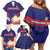 Custom Denmark Football Family Matching Off Shoulder Short Dress and Hawaiian Shirt Come On Danish Dynamite - Wonder Print Shop