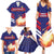 Custom Denmark Football Family Matching Summer Maxi Dress and Hawaiian Shirt Come On Danish Dynamite - Wonder Print Shop