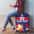 Custom Denmark Football Luggage Cover Come On Danish Dynamite - Wonder Print Shop