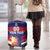 Custom Denmark Football Luggage Cover Come On Danish Dynamite - Wonder Print Shop