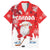 Canada Christmas Hawaiian Shirt Santa Play Hockey - Winter Forest - Wonder Print Shop