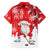 Canada Christmas Hawaiian Shirt Santa Play Hockey - Winter Forest - Wonder Print Shop