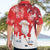 Canada Christmas Hawaiian Shirt Santa Play Hockey - Winter Forest - Wonder Print Shop