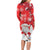 Canada Christmas Long Sleeve Bodycon Dress Santa Play Hockey - Winter Forest - Wonder Print Shop