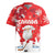 Canada Christmas Rugby Jersey Santa Play Hockey - Winter Forest