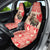 Personalized Canada Moose Car Seat Cover Maple Leaf Christmas Lightning Art