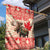 Personalized Canada Moose Garden Flag Maple Leaf Christmas Lightning Art - Wonder Print Shop