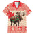 Personalized Canada Moose Hawaiian Shirt Maple Leaf Christmas Lightning Art - Wonder Print Shop